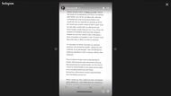 Chanel Banks' statement on Instagram stories (Image via Instagram/@ohheychanel)